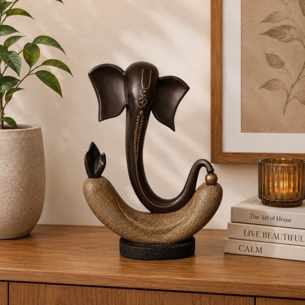 Eternal Modern Ganesha - Bronze & Gold