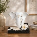 Decorative Ganesha Idol - White
