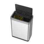 Eko Mirage X 20L+20L Motion Sensor Ss Bin