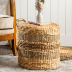 Tiki Drum Pouf