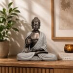 Serene Buddha - Bronze & Grey