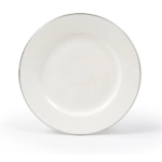 ORCHID BONE CHINA DINNER PLATE - SILVER LINE