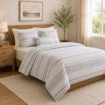 HARMONY PRINTED QUEEN COMFORTER-3 PCS SET