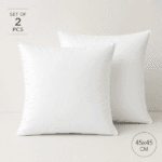 Essential Set of 2 Cushions 45x45 White