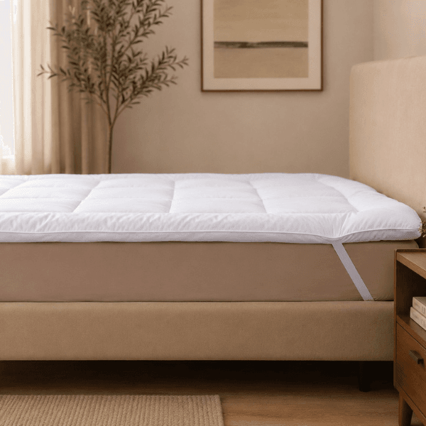 Untitled design – 2026-06-18T172159.087 Prima Microfiber King Mattress Topper-180x200cm-WHITE - Image 1