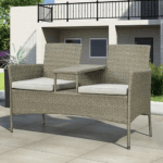 MELAKA MALAYSIAN WICKER OUTDOOR 2 SEATER CHAIR