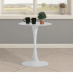 LUNA SINTERED TOP CAFÉ TABLE - WHITE