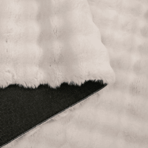 Bubble Pebbles Shaggy Rug White | Premium Soft Rug.