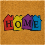 Heritage PVC Backed Natural Printed Mat 40x60cm
