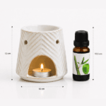 Eternity Oil Burner set : Bamboo & Apple