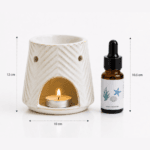 Eternity Oil Burner set : Pink Violet