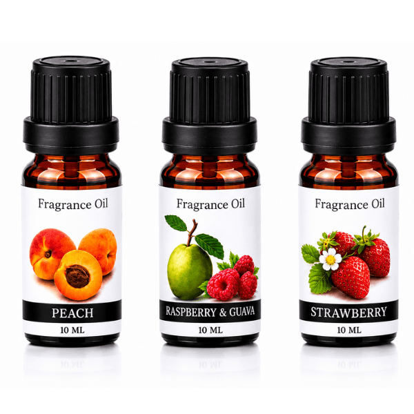 Untitled design – 2026-05-29T180338.349 Fragrance Oil 3 Pcs Set : Peach - Raspberry - Strawberry - Image 1