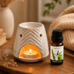 Eternity Oil Burner set : Bamboo & Apple