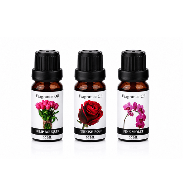Untitled design – 2026-06-05T114324.829 Fragrance Oil 3 Pcs Set : Tulip - Pink Violet- Turkish Rose - Image 1