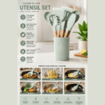Essential 12 pcs Kitchen Tool Set - Teal