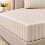 Cotton Ease Queen Fitted Sheet 160x200+33cm - Beige