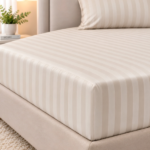 Cotton Ease King Fitted Sheet 180x200+33cm - Beige