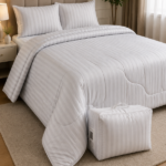 Cotton Ease Single Comforter Set 140x200 cm - Grey