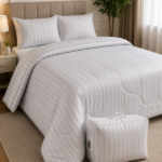 Cotton Ease Double Comforter Set 200x220 cm - Grey