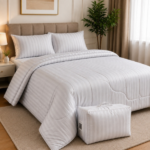 Cotton Ease King Comforter Set 220x240 cm - Grey