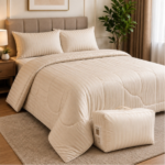 Cotton Ease Single Comforter Set 140x200 cm - Beige