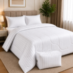 Cotton Ease King Comforter Set 220x240 cm - White
